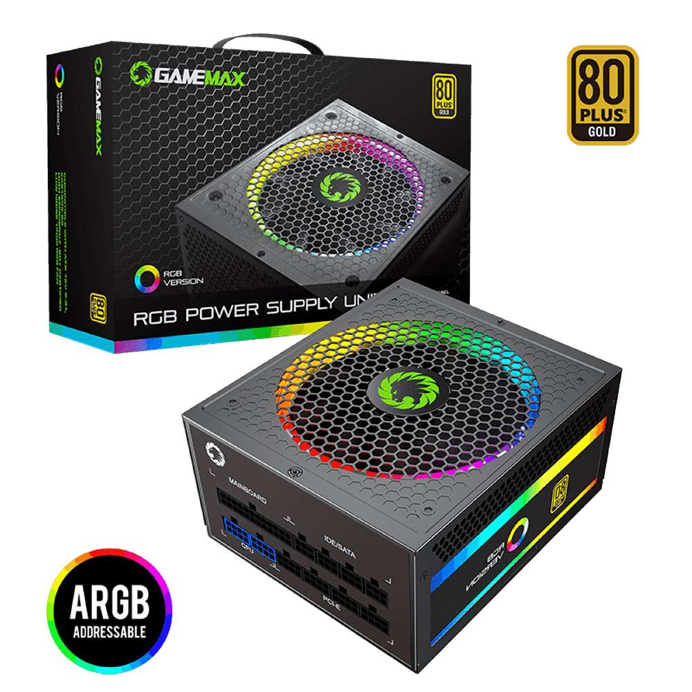 منبع تغذیه GAMEMAX RGB1050 STD Power Supply